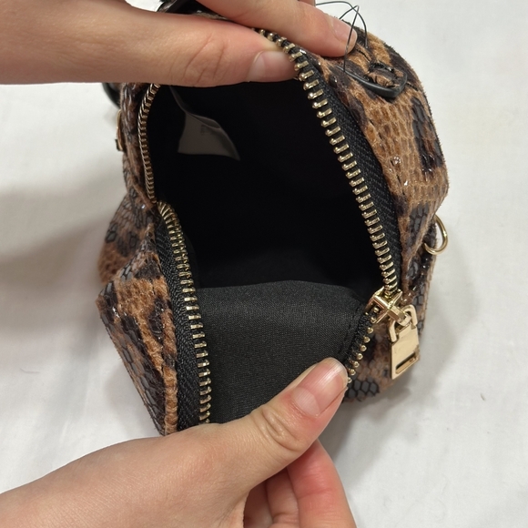 Leopard Print Mini Backpack - Picture 2 of 2